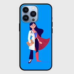 Чехол для iPhone 13 Pro Медсестра Super Nurse Z, цвет: 3D-черный
