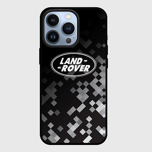 Чехол iPhone 13 Pro LAND ROVER ГОРОДСКОЙ КАМУФЛЯЖ / 3D-Черный – фото 1