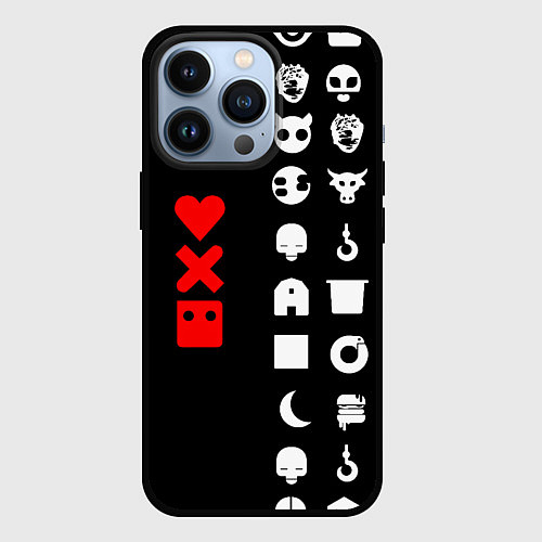 Чехол iPhone 13 Pro Любовь, смерть и роботы / 3D-Черный – фото 1