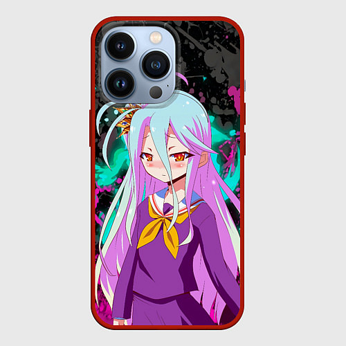 Чехол iPhone 13 Pro Малышка Широ / 3D-Красный – фото 1