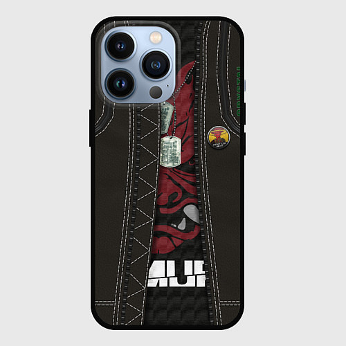 Чехол iPhone 13 Pro Куртка Cyberpunk 2077 / 3D-Черный – фото 1