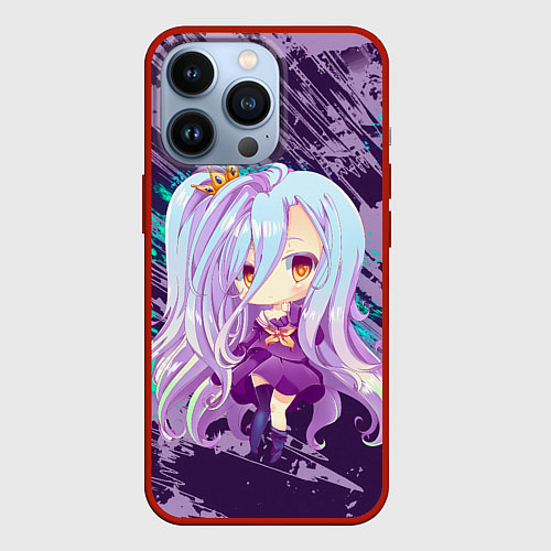 Чехол iPhone 13 Pro Shiro art / 3D-Красный – фото 1