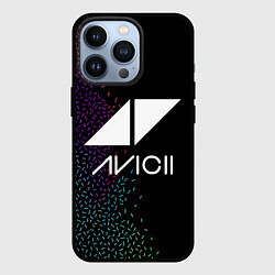 Чехол для iPhone 13 Pro AVICII RAIBOW STYLE, цвет: 3D-черный