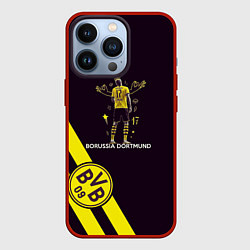 Чехол для iPhone 13 Pro Холанд Боруссия, цвет: 3D-красный