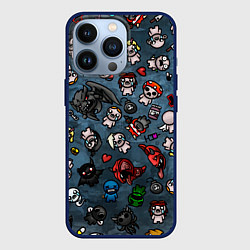 Чехол для iPhone 13 Pro Узор Исаака, цвет: 3D-тёмно-синий