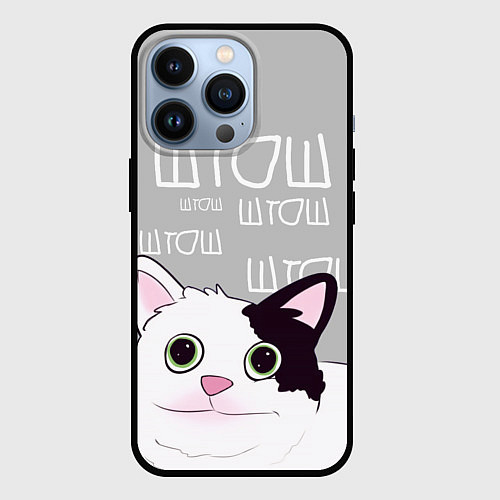 Чехол iPhone 13 Pro Штош / 3D-Черный – фото 1