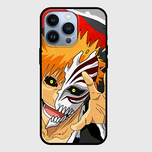 Чехол iPhone 13 Pro Bleach, Ичиго Куросаки / 3D-Черный – фото 1
