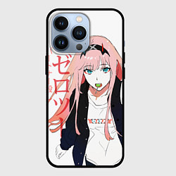 Чехол iPhone 13 Pro Zero Two, Darling in the Franx