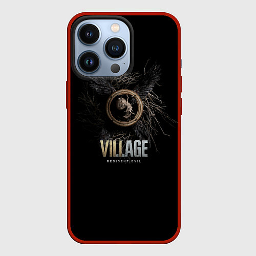 Чехол iPhone 13 Pro Resident Evil Village / 3D-Красный – фото 1
