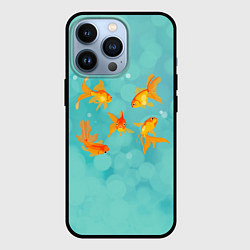 Чехол iPhone 13 Pro Золотые рыбки