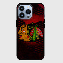 Чехол для iPhone 13 Pro CHICAGO NHL, цвет: 3D-черный