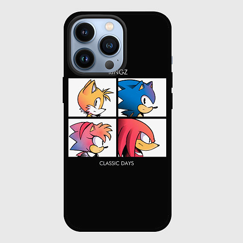 Чехол iPhone 13 Pro Ringz band / 3D-Черный – фото 1