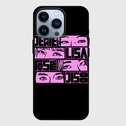 Чехол iPhone 13 Pro Black pink eyes