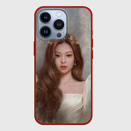 Чехол iPhone 13 Pro Дженни маслом / 3D-Красный – фото 1
