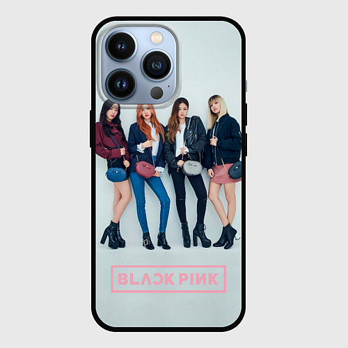 Чехол iPhone 13 Pro Blackpink Squad / 3D-Черный – фото 1