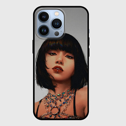 Чехол iPhone 13 Pro Hot Lisa / 3D-Черный – фото 1