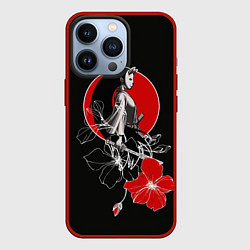 Чехол iPhone 13 Pro Девушка-кошка-самурай