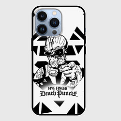 Чехол для iPhone 13 Pro Five Finger Death Punch, цвет: 3D-черный