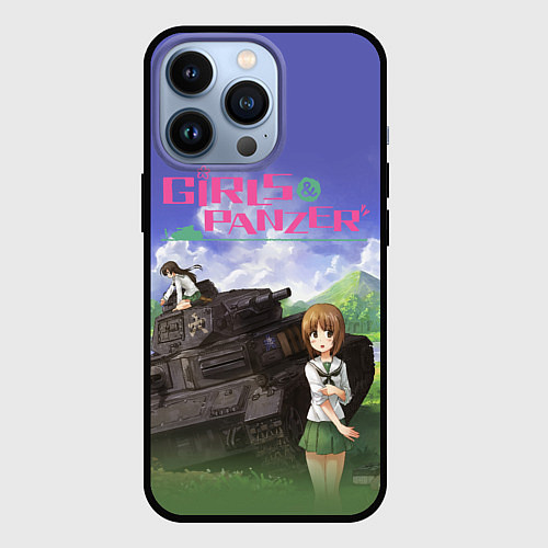 Чехол iPhone 13 Pro Девушки и танки Girls und Panzer Z / 3D-Черный – фото 1