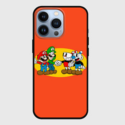 Чехол iPhone 13 Pro CupHead x Mario