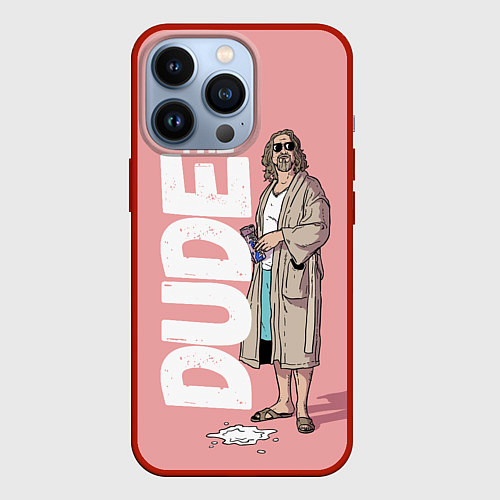 Чехол iPhone 13 Pro The Real Dude / 3D-Красный – фото 1