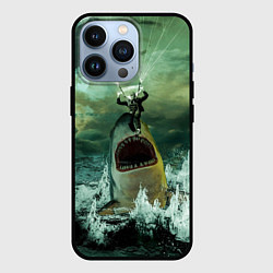 Чехол iPhone 13 Pro Shark Attack Акула атакует