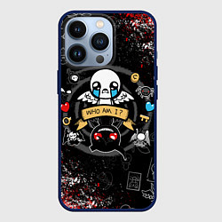 Чехол для iPhone 13 Pro The Binding of Isaac ИСААК, цвет: 3D-тёмно-синий