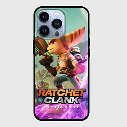 Чехол для iPhone 13 Pro Ratchet & Clank: Rift Apart, цвет: 3D-черный