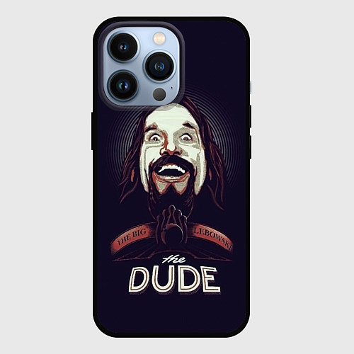 Чехол iPhone 13 Pro Большой Лебовский The Dude / 3D-Черный – фото 1