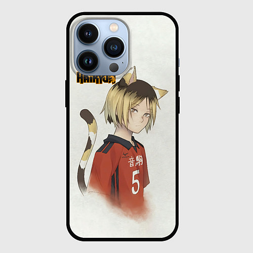 Чехол iPhone 13 Pro Кенма Козуме Haikyuu!! / 3D-Черный – фото 1