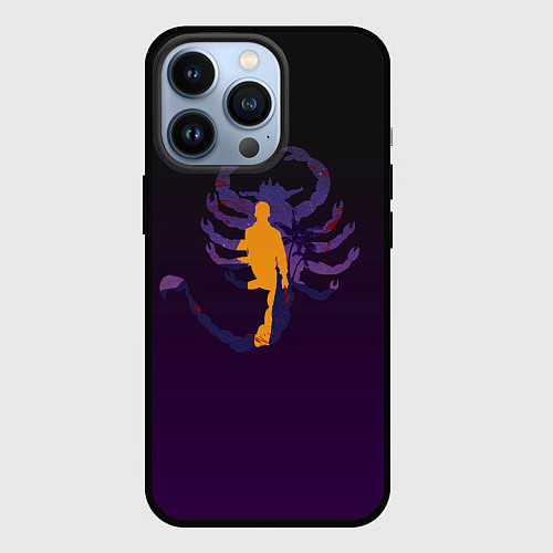 Чехол iPhone 13 Pro Drive - Retrowave / 3D-Черный – фото 1
