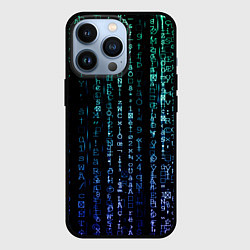 Чехол для iPhone 13 Pro Матрица 3D, цвет: 3D-черный