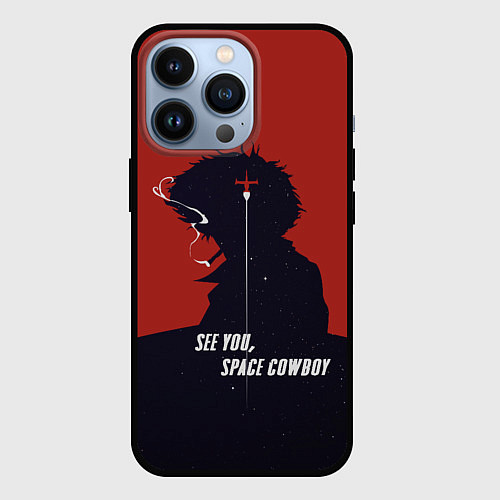 Чехол iPhone 13 Pro Cowboy Bebop - Spike / 3D-Черный – фото 1