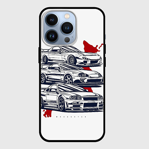 Чехол iPhone 13 Pro JDM LEGEND Ne1t / 3D-Черный – фото 1