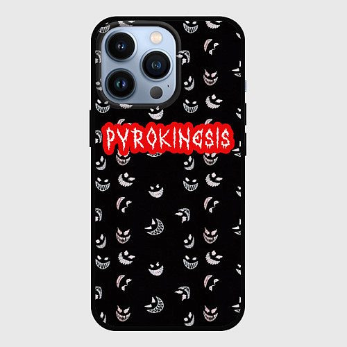 Чехол iPhone 13 Pro Bloody Pyrokinesis / 3D-Черный – фото 1
