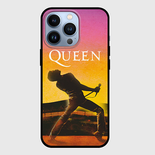 Чехол iPhone 13 Pro Queen Freddie Mercury Z / 3D-Черный – фото 1