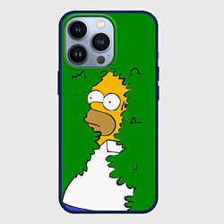 Чехол для iPhone 13 Pro Мем с Гомером, цвет: 3D-тёмно-синий