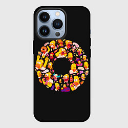 Чехол для iPhone 13 Pro Пончик Гомер, цвет: 3D-черный