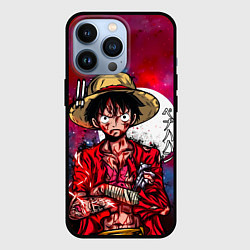 Чехол iPhone 13 Pro Луффи One Piece Большой куш