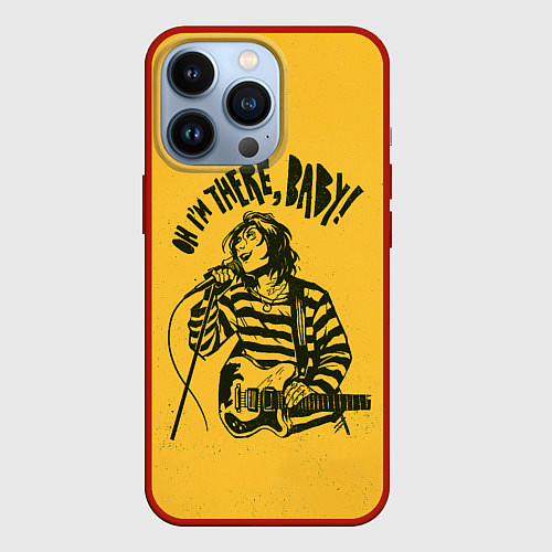 Чехол iPhone 13 Pro Я тут, детка / 3D-Красный – фото 1