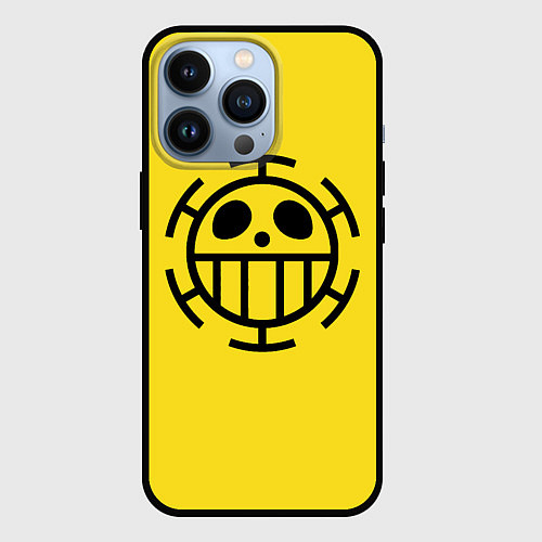 Чехол iPhone 13 Pro Как у Трафальгара Ло One Piece / 3D-Черный – фото 1