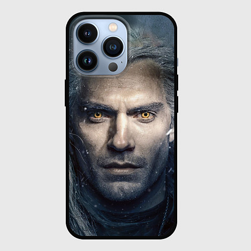 Чехол iPhone 13 Pro THE WITCHER ГЕРАЛЬТ ИЗ РИВИИ / 3D-Черный – фото 1