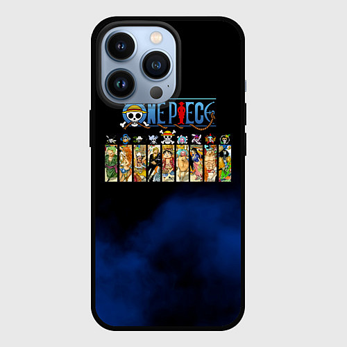 Чехол iPhone 13 Pro Пират Соломенной Шляпы One Piece / 3D-Черный – фото 1