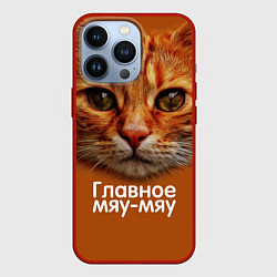 Чехол iPhone 13 Pro ГЛАВНОЕ МЯУ-МЯУ