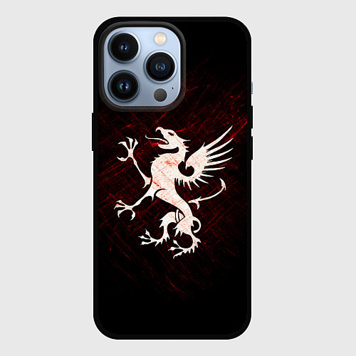 Чехол iPhone 13 Pro Грифон / 3D-Черный – фото 1