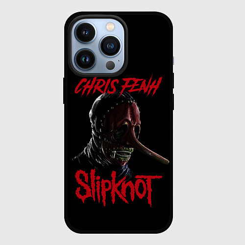 Чехол iPhone 13 Pro CHRIS FENH SLIPKNOT СЛИПКНОТ Z / 3D-Черный – фото 1