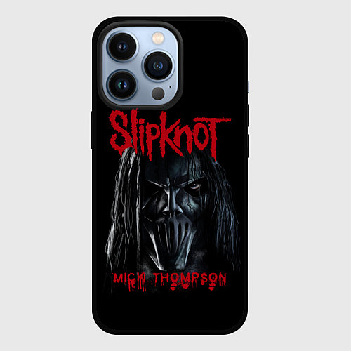 Чехол iPhone 13 Pro MICK THOMPSON SLIPKNOT СЛИПКНОТ Z / 3D-Черный – фото 1