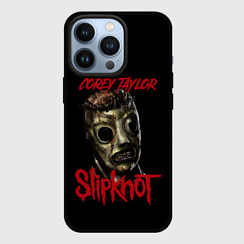 Чехол iPhone 13 Pro COREY TAYLOR SLIPKNOT СЛИПКНОТ Z / 3D-Черный – фото 1