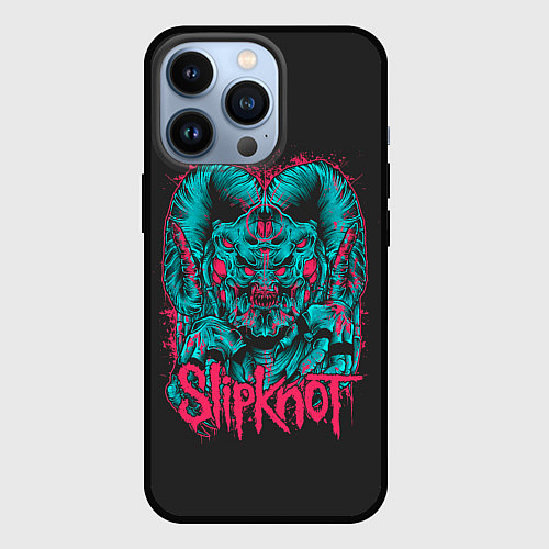 Чехол iPhone 13 Pro Slipknot Monster / 3D-Черный – фото 1