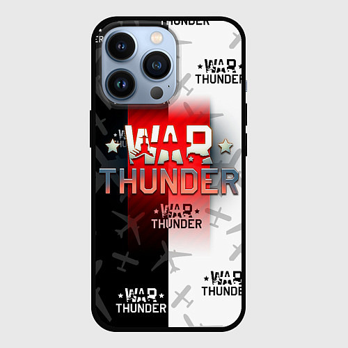 Чехол iPhone 13 Pro WAR THUNDER ВАР ТАНДЕР / 3D-Черный – фото 1